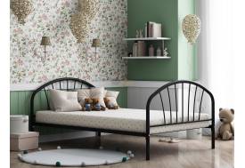 Кровать металлическая Эвора 120 Черный