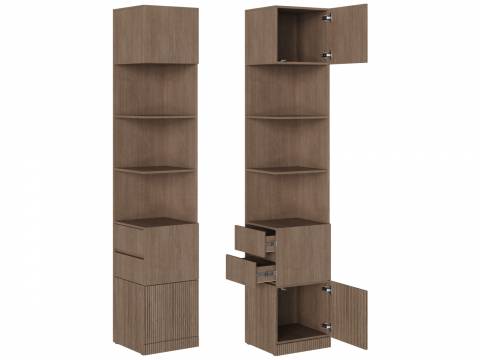 Стеллаж СЖ-002 Кантри с ящиками