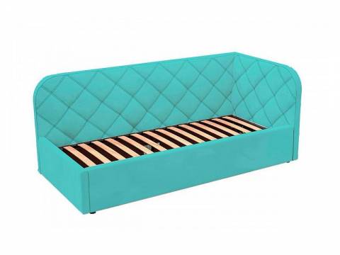 Кровать-софа Комфорт-1 Правая Ромб с ПМ велюр Магия 72