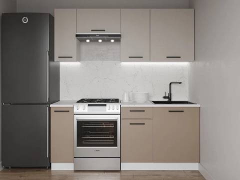 Кухонный гарнитур Каппучино 1800 МДФ