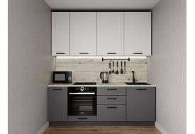 Кухонный гарнитур Меренга 2200 (верх 950 мм) МДФ