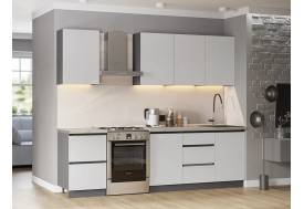 Кухонный гарнитур Айден 2000 мм серый