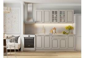 Кухонный гарнитур Кварц Грей Софт 2000 мм