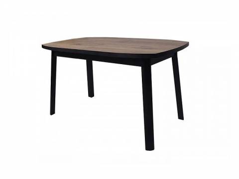 Стол раздвижной Дионис Лайт 1600 дуб флагстафф/черный муар