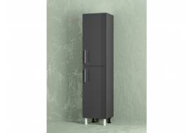 Пенал Альба 35 напольный/подвесной 2 двери правый цвет антрацит
