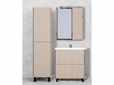 Комплект для ванны напольнвй 60 Рица Cерый/Керамика