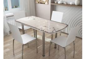 Стол раздвижной обеденный Бостон 3 брифинг цветы