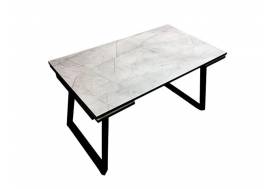 Стол раздвижной Skagen-l 22мм каспий серый/черный