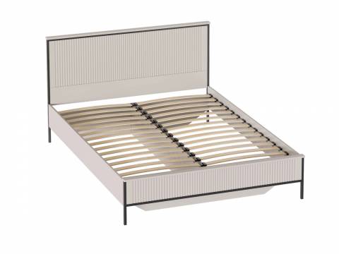 Кровать 1600 Нора Персидский жемчуг с ламелями