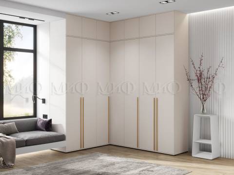 Шкаф угловой модульный Норд Кашемир