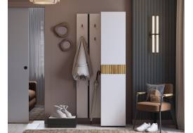 Прихожая Мебельсон К25 дуб крафт золотой/белое дерево