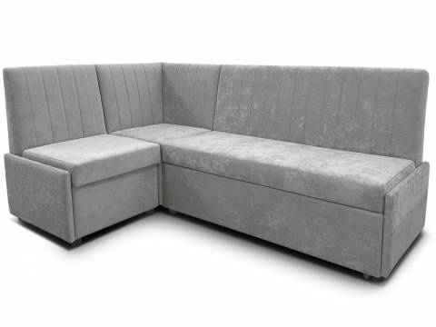 Угловой диван Призма Страйп со спальным местом вивальди 14