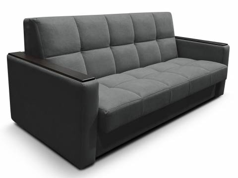 Диван Рэй 1800х2000 Клетка с прямыми подлокотниками с МДФ вивальди 34