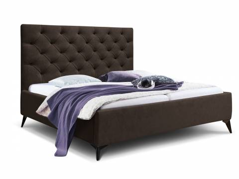 Кровать Фрейм 1800 Каретная стяжка высокие ножки без подъема вивальди 10