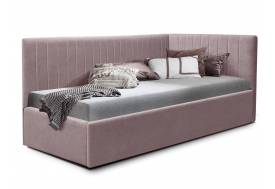 Кровать подростковая левая 900 Фрейм Страйп с подъемом мелита 25