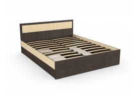 Кровать Дуэт Люкс 1600 Венге/Млечный Дуб