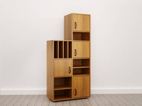 Стеллаж сложный высокий (С-18) Soft однотонный