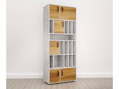 Стеллаж широкий высокий (С-14) Soft комбинированный