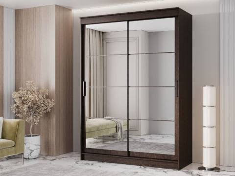 Шкаф-купе Гранд-1 1600 Дуб Венге-двери Зеркало