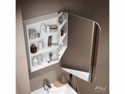 Шкаф зеркальный Cosmetic 50 без светильника