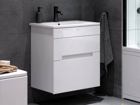 Тумба с раковиной Rita 60 Умывальник Quadro 60