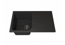 Кухонная мойка Uperwood Quartz UPD-04-04 черная матовая