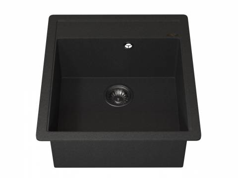 Кухонная мойка Uperwood Quartz UPD-07-04 черная матовая