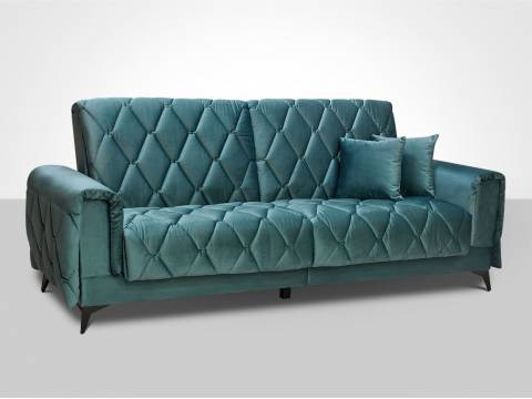 Диван Флирт 5 со съемным чехлом Фьере дип форест