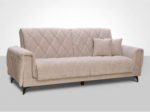 Диван Флирт 5 со съемным чехлом Сенсей хумус