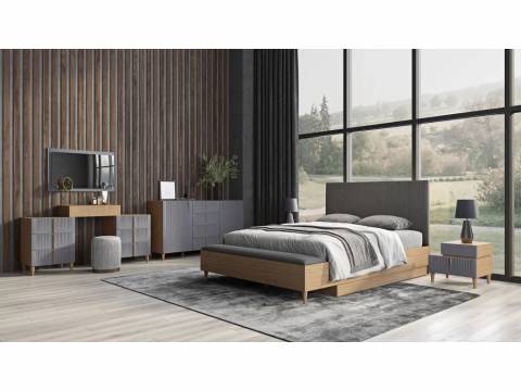 Спальня Калипсо Дуб седан/Графит