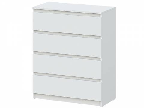 Комод 4 ящика Денвер Белый