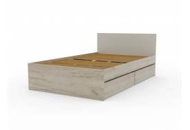 Кровать Монблан с ящиками 120х200 см Кашемир