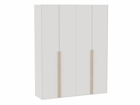 Шкаф 4-дверный с глухими дверями Аврора