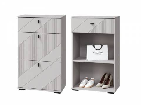 Тумба с дверками и ящиком Кашемир