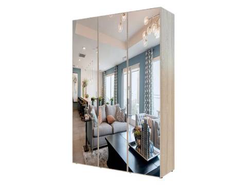 Шкаф Гранд ГШК/1-23-15-111 (двери тип 1) с тремя зеркалами