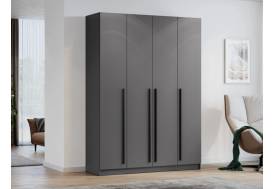 Шкаф Берген ШК-1600 Серый графит без зеркал