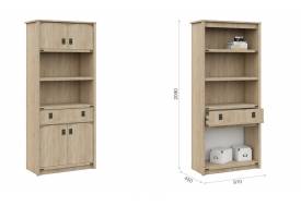 Шкаф для детской Валенсия 4 двери 1 ящик