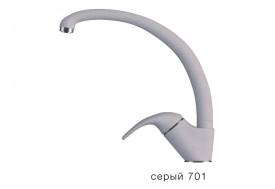 Смеситель для кухни высокий Эко Tolero Серый 701