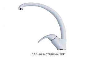 Смеситель для кухни высокий Эко Tolero Серый металлик 001