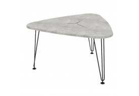 Стол журнальный Мальта бетон светлый