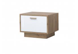 Тумба прикроватная Эго Т-5 белый глянец цоколь