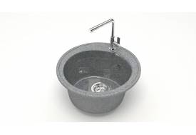Мойка круглая Венди Z4Q8 темно серый